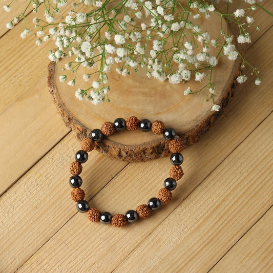 Mokshya Rudraksha Magnet Bracelet - Balance Your Energy, Enhance Your Vitality